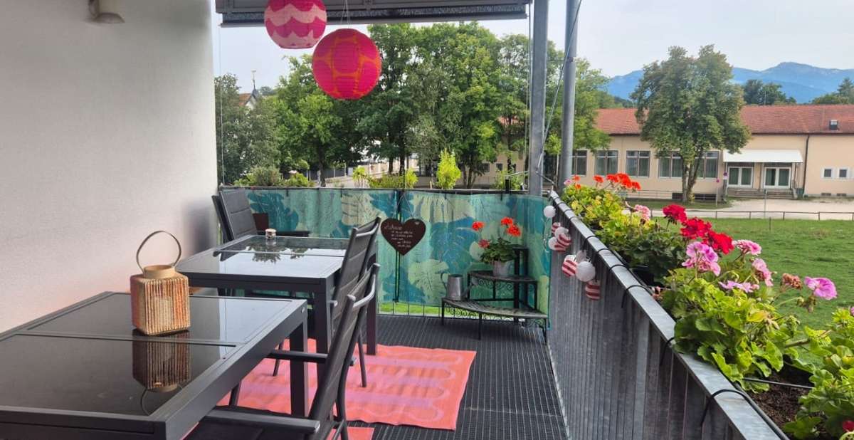 Balkon Wohnanlage